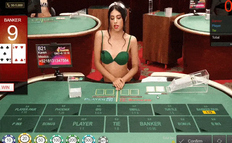 sexy baccarat play